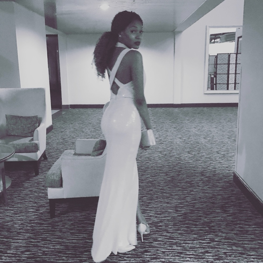 House of CB light pink dress